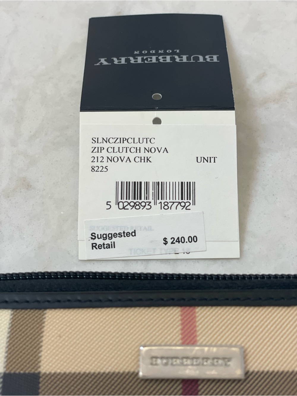Vintage Burberry Nova Check Zip Wallet - Picture 5 of 5